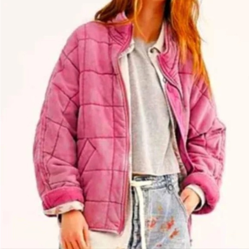 Free People Dolman Quilted Jacket